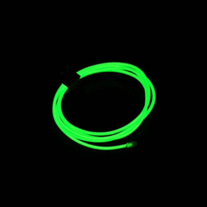 Neon Light EL Wire 1000mmx2.3mm Green