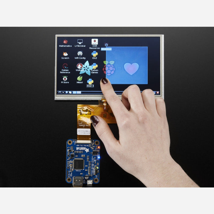 7.0 40-pin TFT Display - 800x480 with Touchscreen