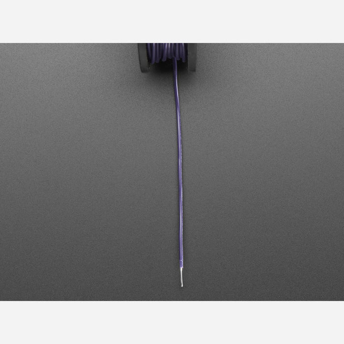 Solid-Core Wire Spool - 25ft - 22AWG - Violet