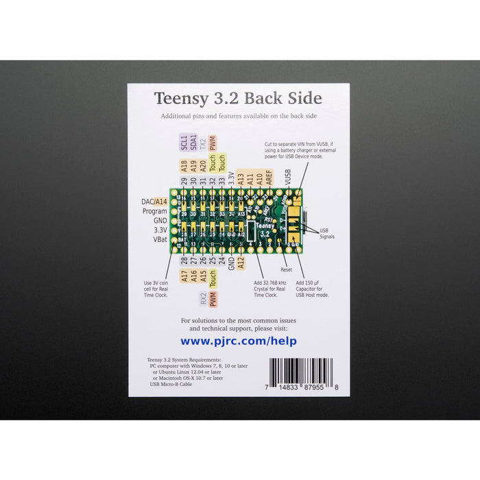 Teensy 3.2 + header