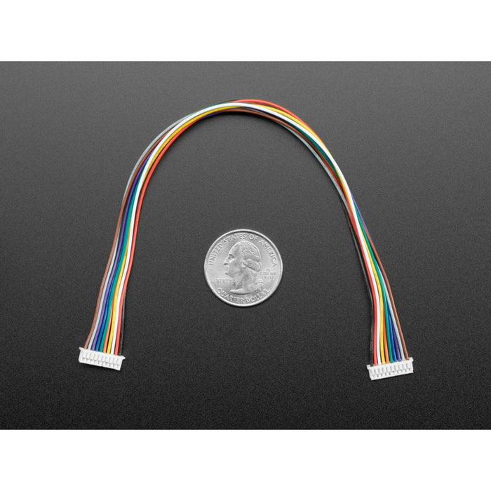 1.25mm Pitch 10-pin Cable 20cm long 1:N Cable - Molex PicoBlade Compatible