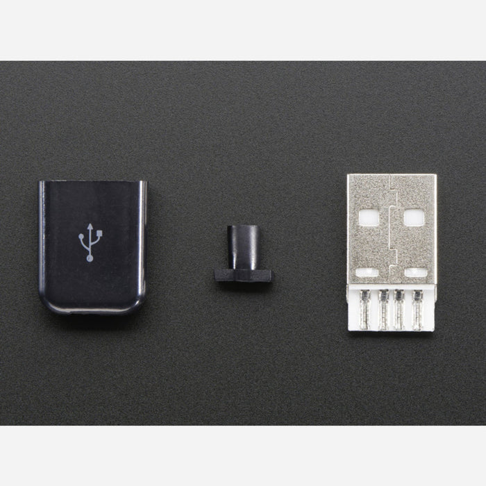 USB DIY Slim Connector Shell - A-M Plug