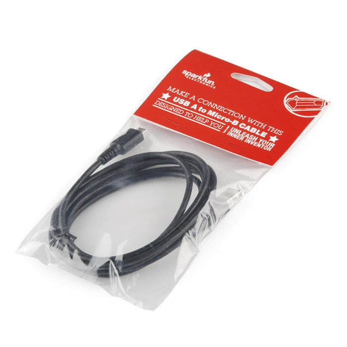 USB microB Cable - 6 Foot - Retail