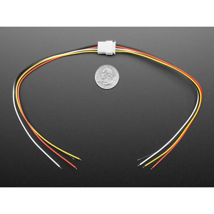 2.5mm Pitch 4-pin Cable Matching Pair - JST XH compatible