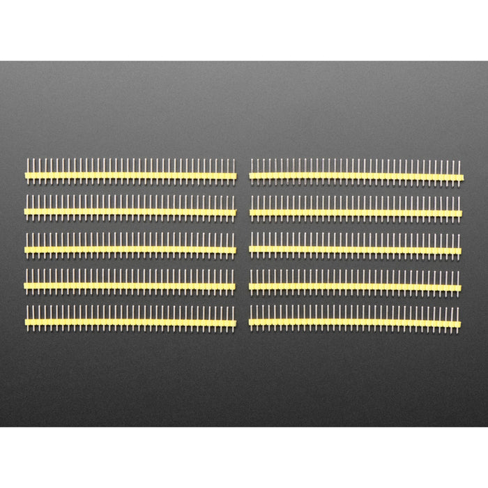 Break-away 0.1 36-pin strip male header - Yellow - 10 pack