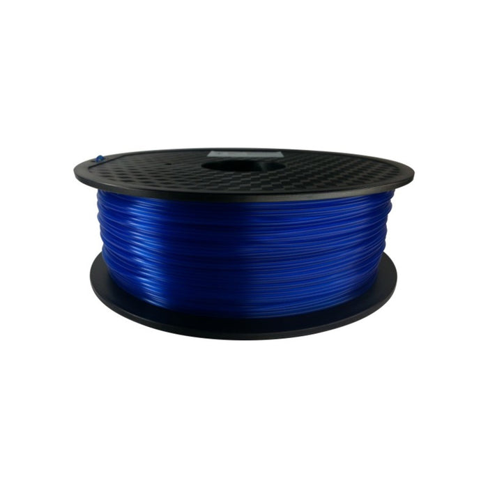 PLA Filament 1.75mm, 1Kg Roll - Transparent Blue