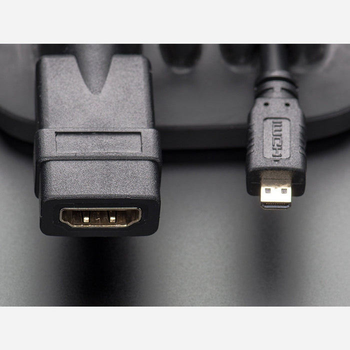 Micro-HDMI to HDMI Socket Adapter Cable