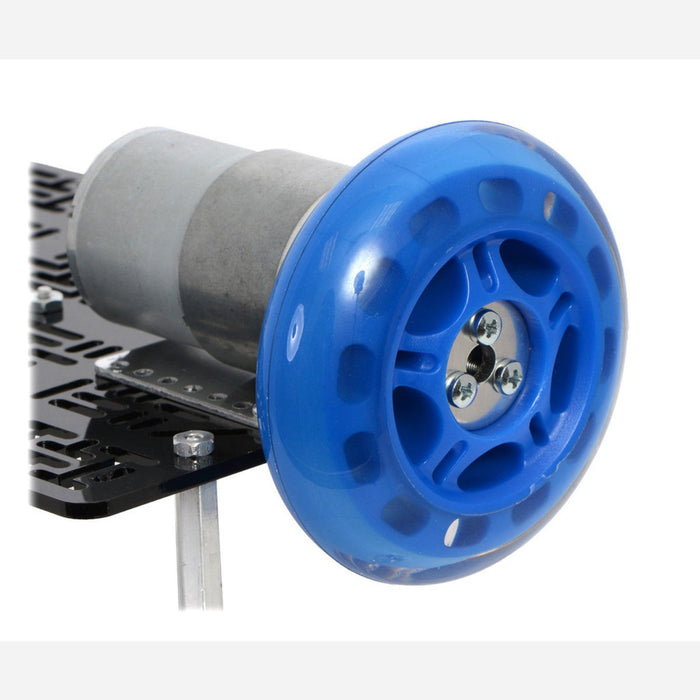 Pololu Aluminum Scooter Wheel Adapter for 1/4 Shaft