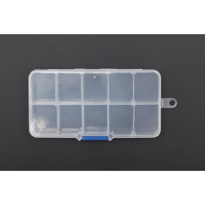 Adjustable Compartment Parts Box - 10 compartments