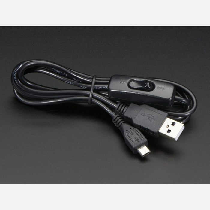 USB Power Only Cable with Switch - A/MicroB
