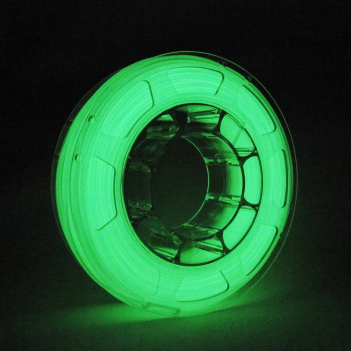 PLA Filament 1.75mm, 1Kg Roll - Glow-in-the-dark Green