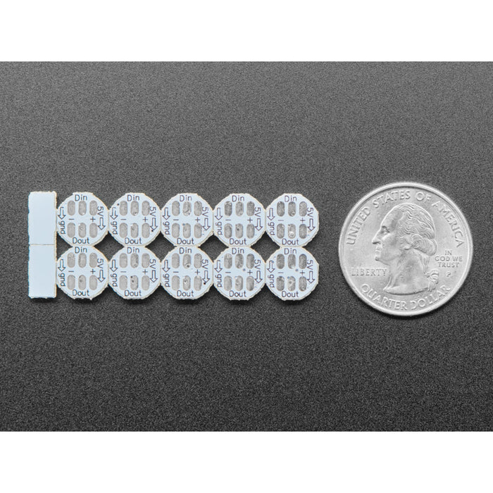 NeoPixel RGBW Mini Button PCB - Pack of 10