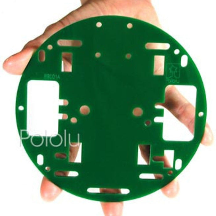 Pololu Robot Chassis RRC01A Solid Green
