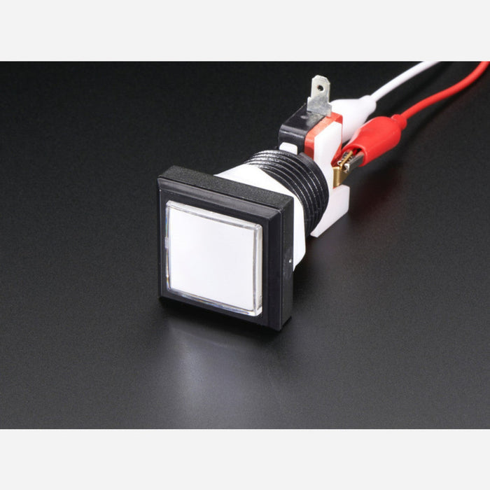 LED Illuminated Pushbutton - 30mm Square