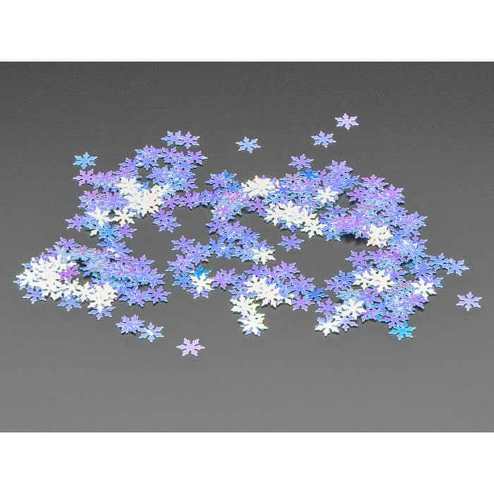 Shimmering Snowflake Glitter - 8mm