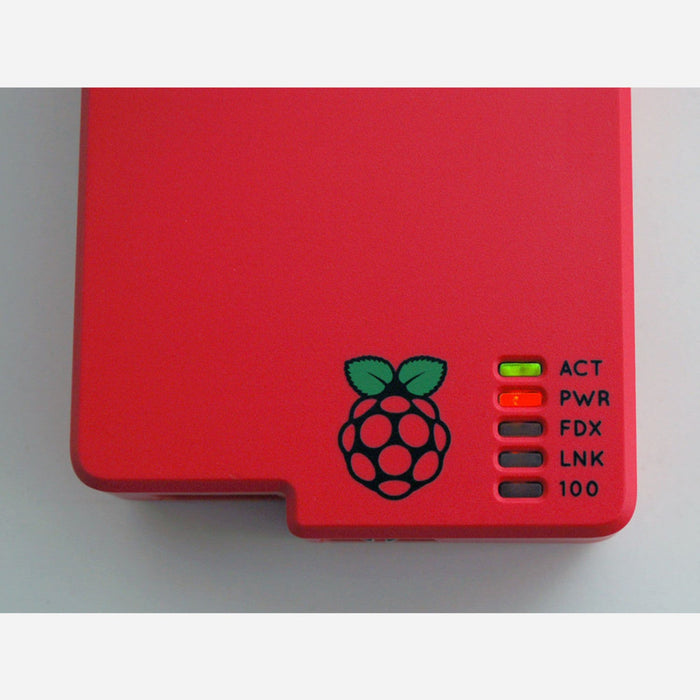 Raspberry Colored Enclosure for Raspberry Pi Model B Computers