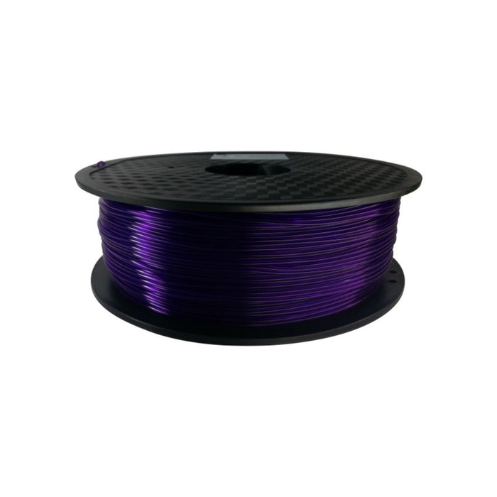 PLA Filament 1.75mm, 1Kg Roll - Transparent Purple