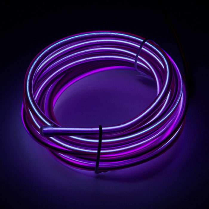 Bendable EL Wire - Purple 3m