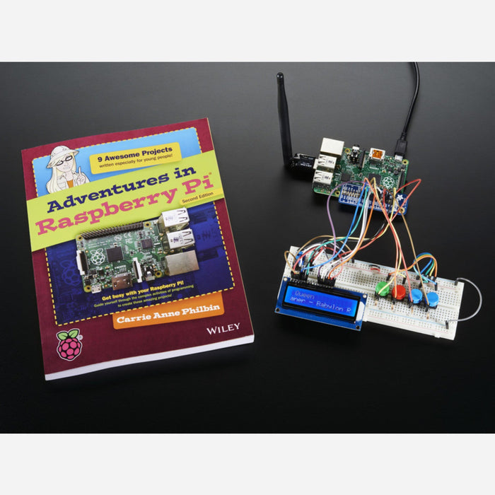Adventures In Raspberry Pi + Companion Parts Pack Combo