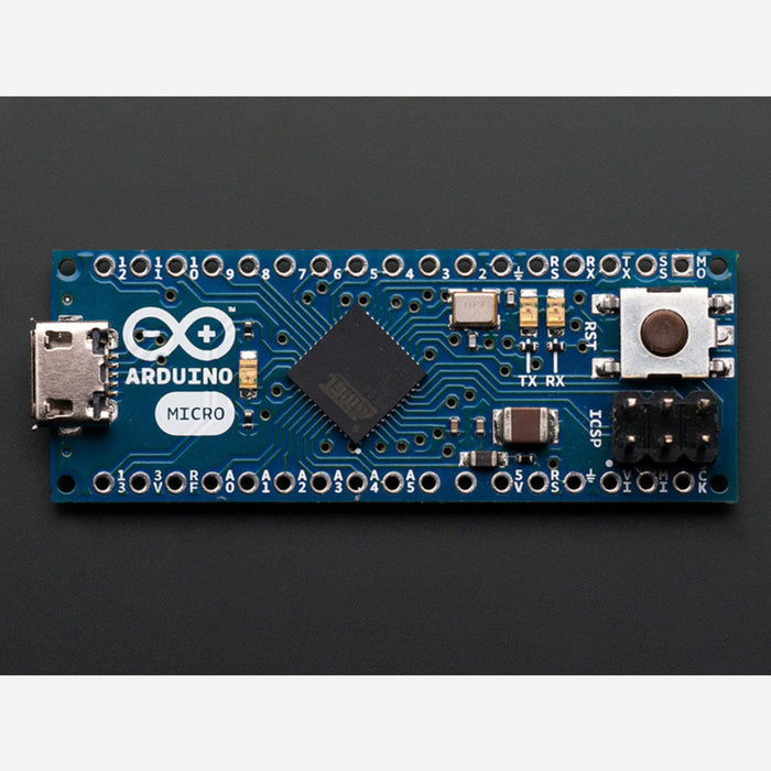 Arduino Micro without Headers - 5V 16MHz ATmega32u4 - Assembled