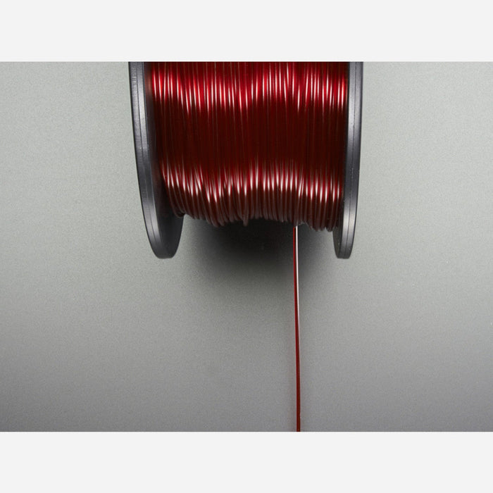PLA Filament for 3D Printers - 1.75mm Diameter [Ruby Red Translucent - 1KG]