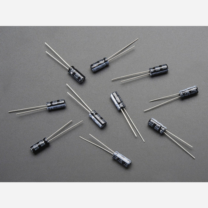 100uF 16V Electrolytic Capacitors - Pack of 10