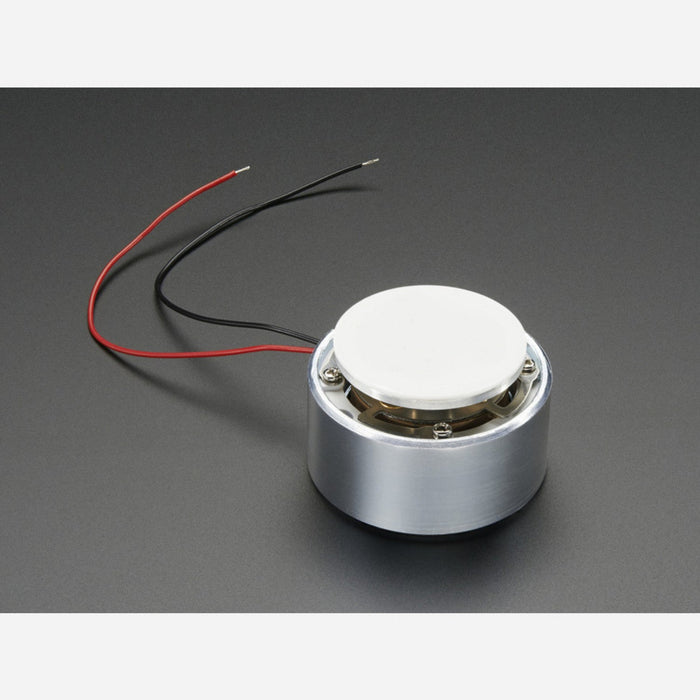 Large Surface Transducer with Wires - 4 Ohm 5 Watt