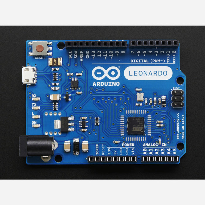 Arduino Leonardo ATmega32u4 with headers