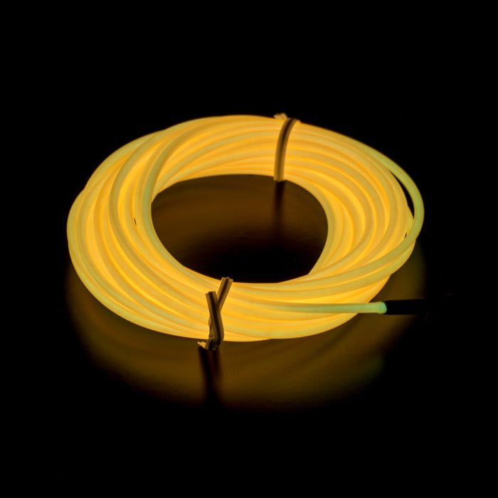 EL Wire - Yellow 5m With Inverter