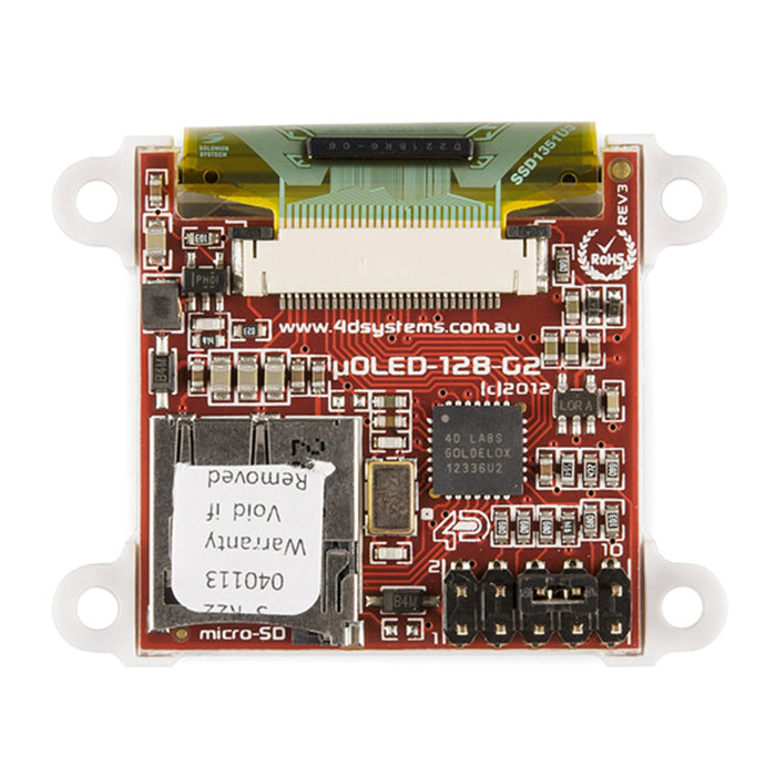 Serial Miniature OLED Module - 1.5 (μOLED-128-G2-GFX)