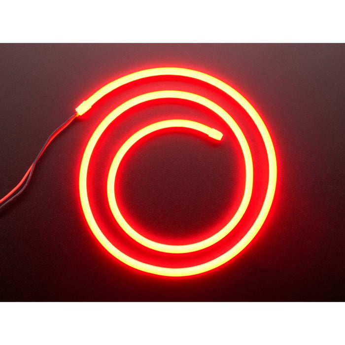 Flexible Silicone Neon-Like LED Strip - 1 Meter - Red