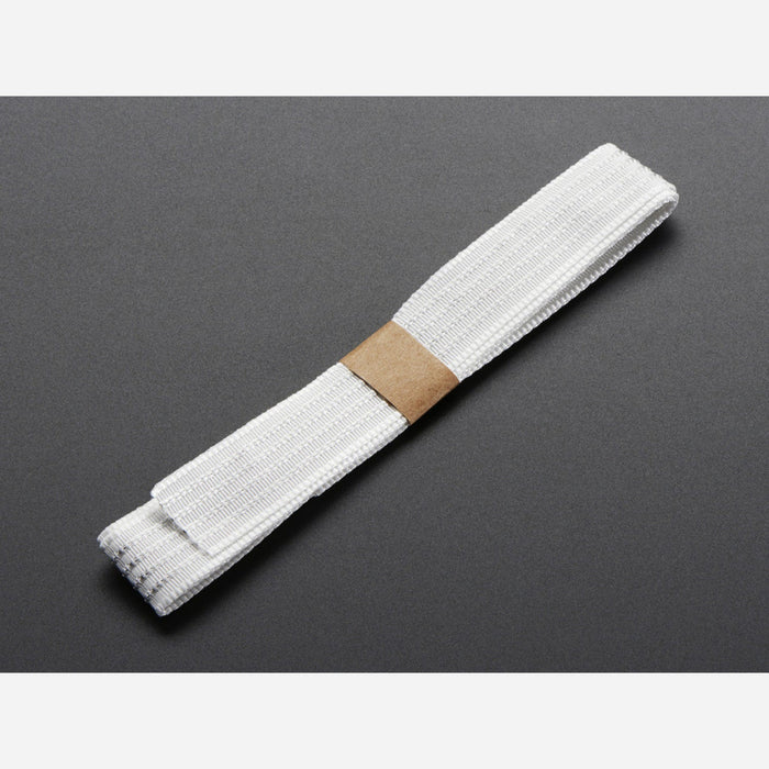 Conductive thread ribbon cable - White - 1 yard