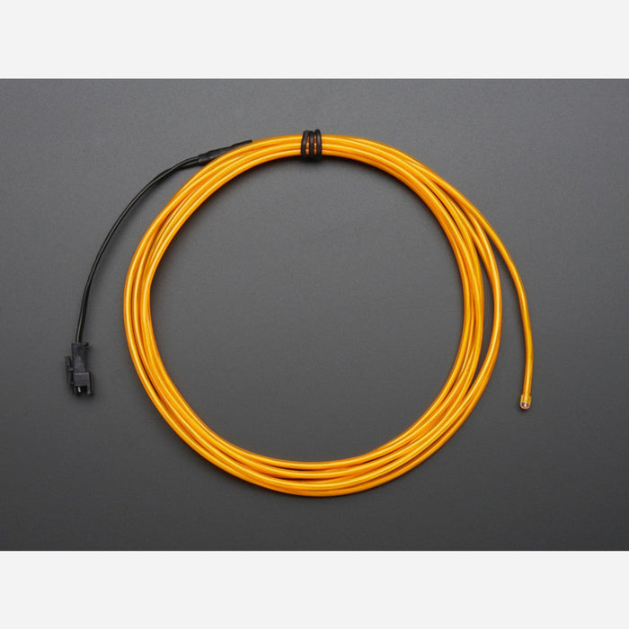 High Brightness Yellow Electroluminescent (EL) Wire - 2.5 meters [High brightness, long life]