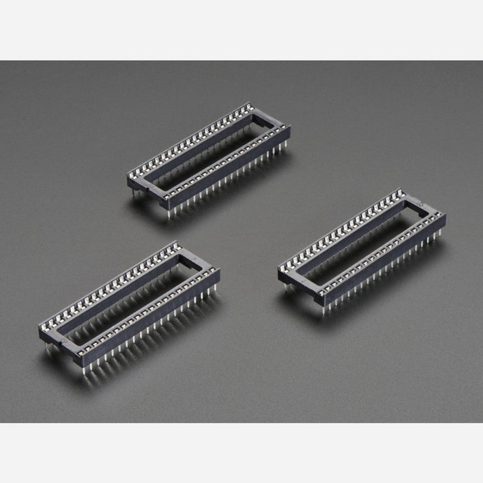 IC Socket for 40-pin 0.6 Chips - Pack of 3