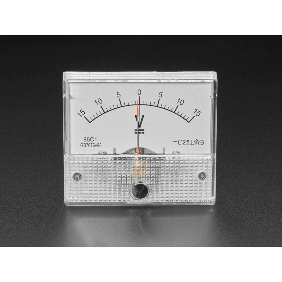Small 15 to +15V DC Analog Panel Meter — Little Bird