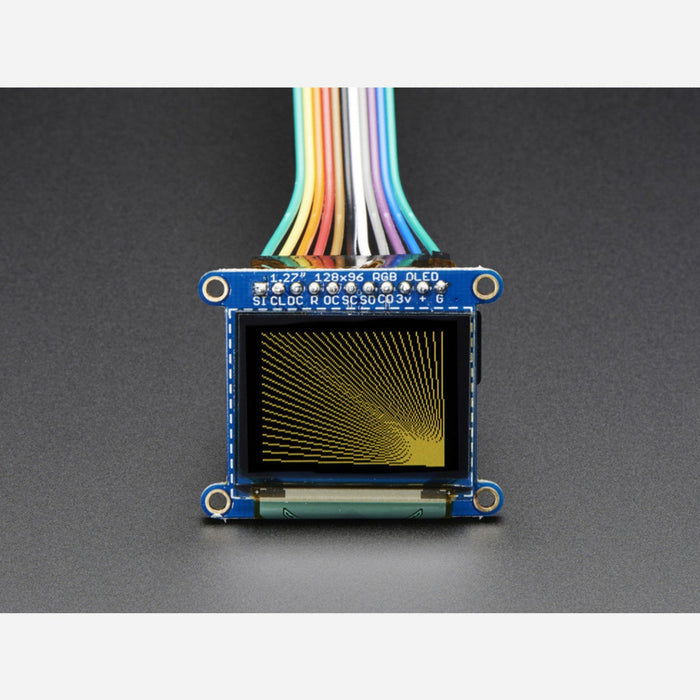 OLED Breakout Board - 16-bit Color 1.27 w/microSD holder