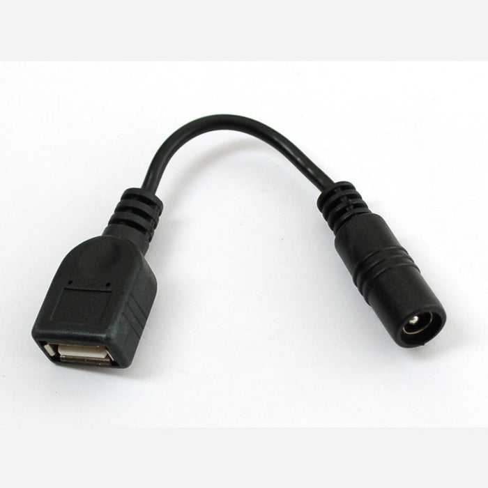 USB A Jack to 5.5/2.1mm jack adapter