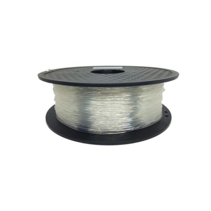 FLEXIBLE Filament 1.75mm, 0.8Kg Roll - Clear / Transparent