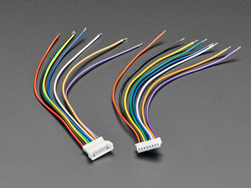 1.25mm Pitch 8-pin Cable Matching Pair - 10 cm long