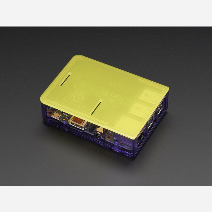 Pi Model B+ / Pi 2 / Pi 3 Case Base - Purple