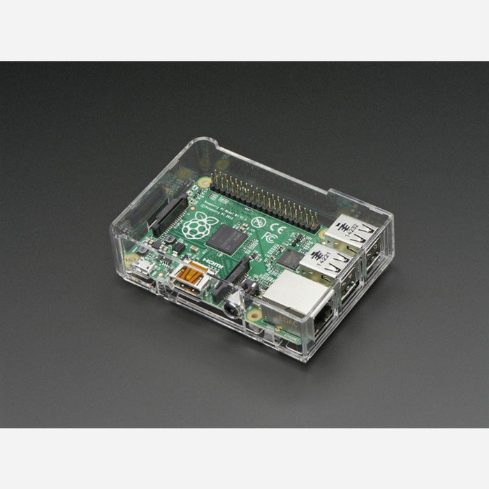 Pi Model B+ / Pi 2 / Pi 3 Case Base - Clear