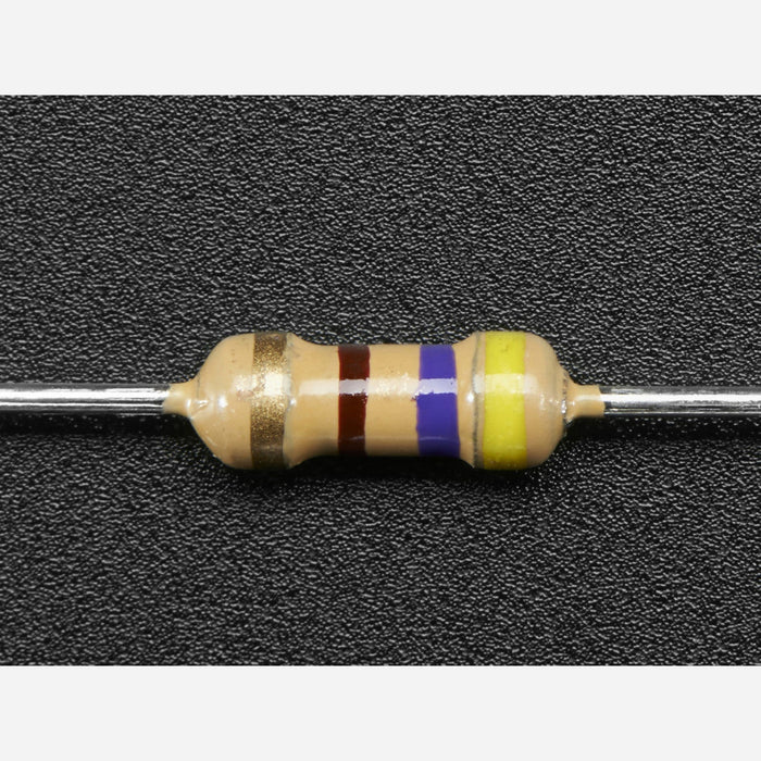Through-Hole Resistors - 470 ohm 5% 1/4W - Pack of 25
