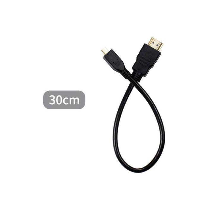 Micro-HDMI to HDMI cable for Raspberry Pi 4B