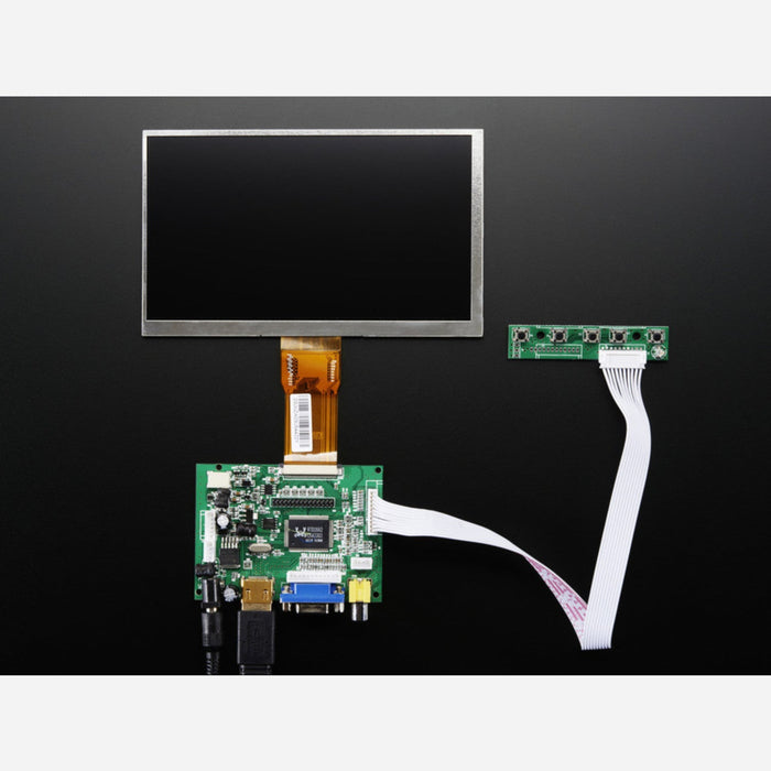 HDMI 4 Pi: 7 Display no Touchscreen 1024x600- HDMI/VGA/NTSC/PAL