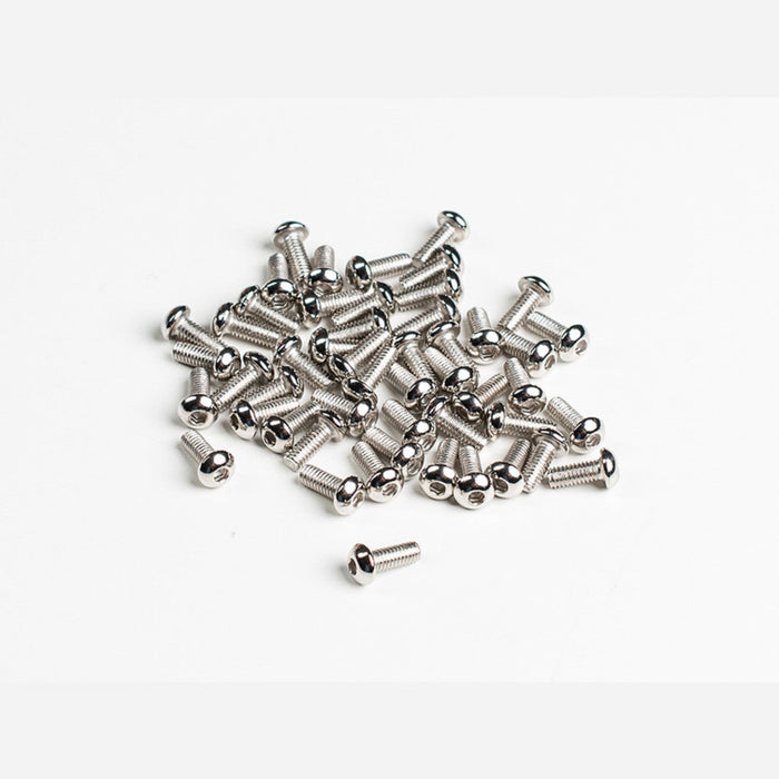 Button Hex Machine Screw - M4 thread - 10mm long - pack of 50