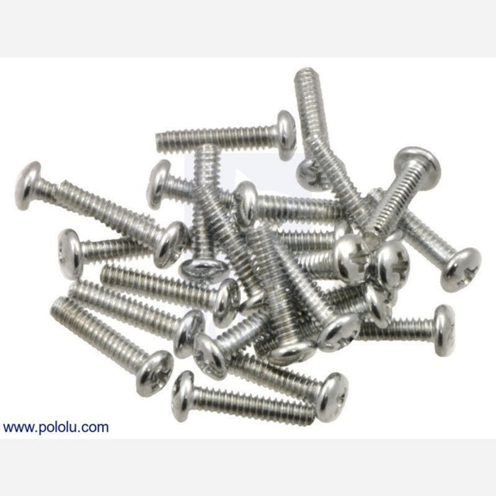 Machine Screw: #4-40, 1/2 Length, Phillips (25-pack)