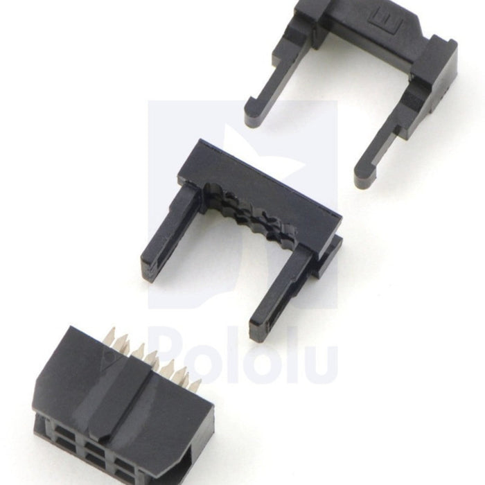 IDC socket: 2x3-Pin, 0.100 (2.54 mm) Female