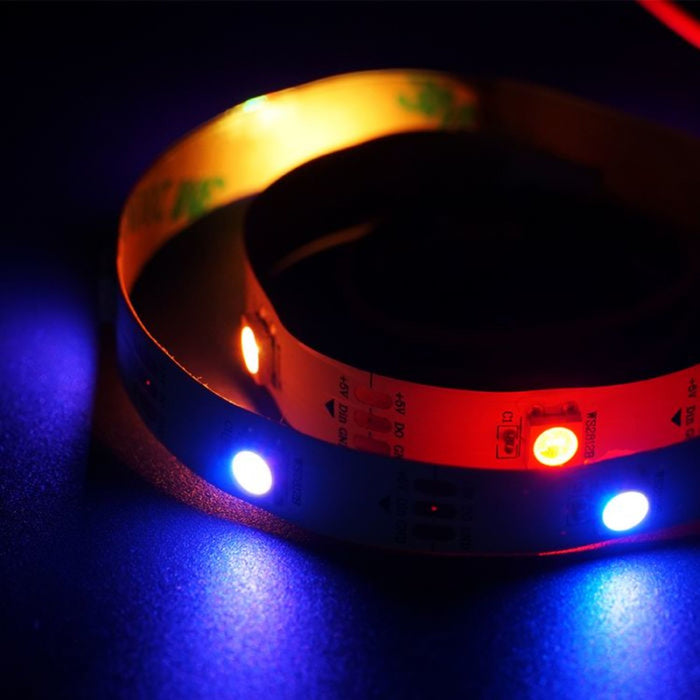 Neopixel Rainbow LED strip and GVS conector -10 LEDs