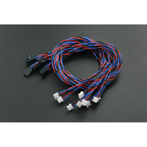 Gravity: Analog Sensor Cable for Arduino - 50cm (10 Pack)