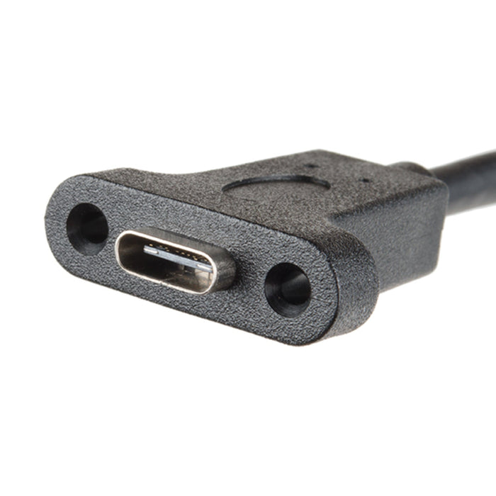 Panel Mount USB-C Extension Cable - 6